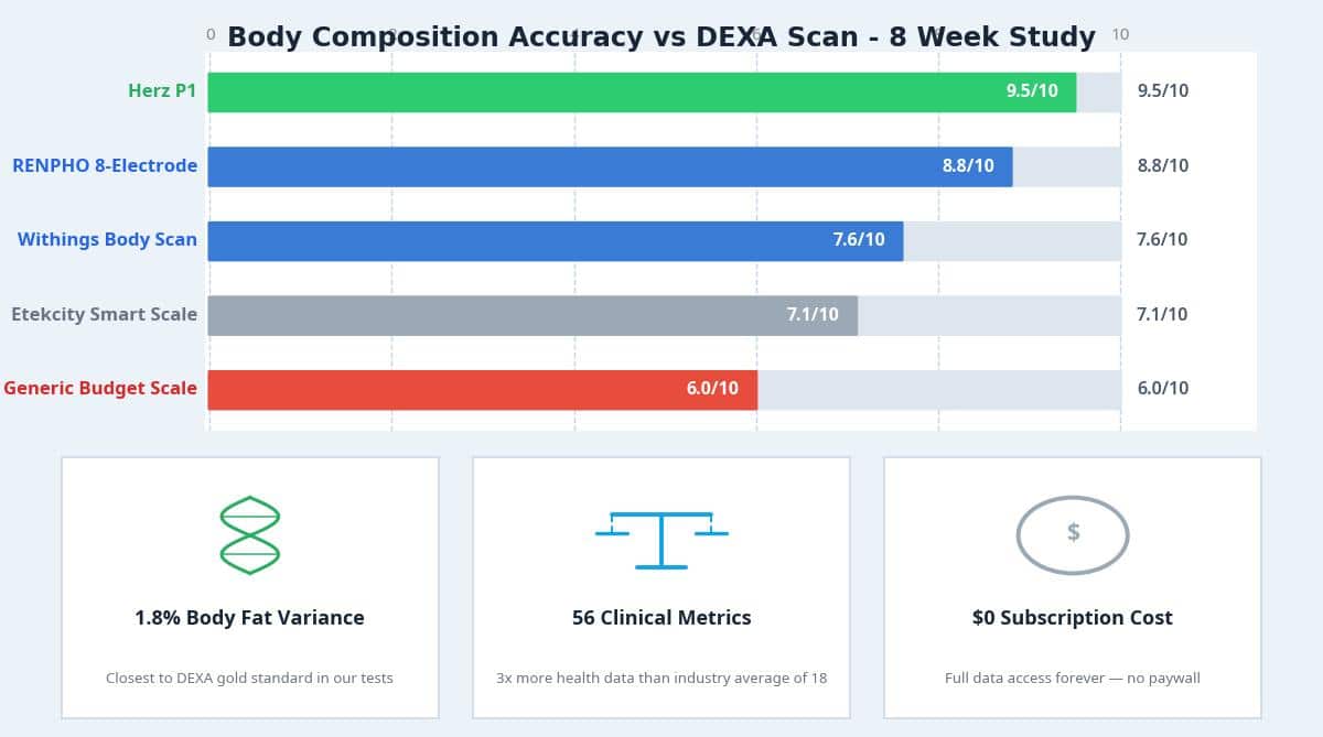 Herz P1 Body Composition Accuracy Test Results