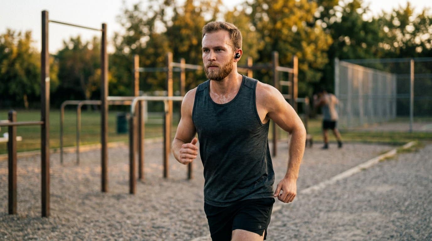 Marcus T. using EchoLabs Audio Earbuds