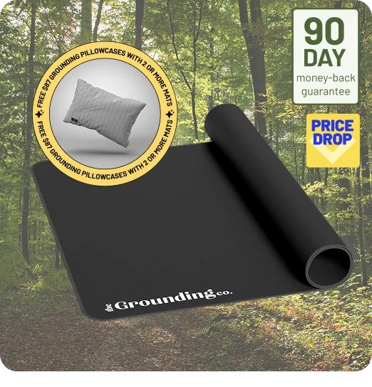 Terra Grounding Mat 50% OFF deal with free grounding pillowcase